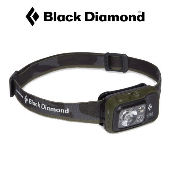 블랙다이아몬드 스팟 400 루멘 헤드램프 BD620672 다크올리브 / 충전식 LED 헤드랜턴