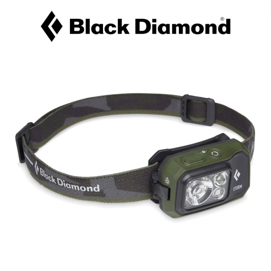 블랙다이아몬드 스톰 450 루멘 헤드램프 BD620671 다크올리브 / 충전식 LED 헤드랜턴