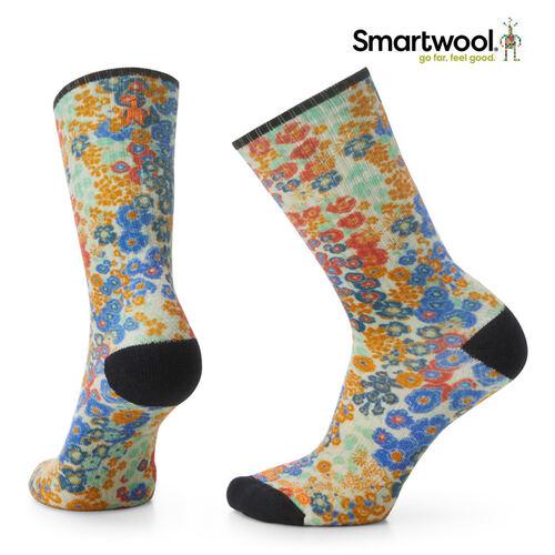 스마트울 Athletic Meadow Print Crew Socks/ SWD1WWS001