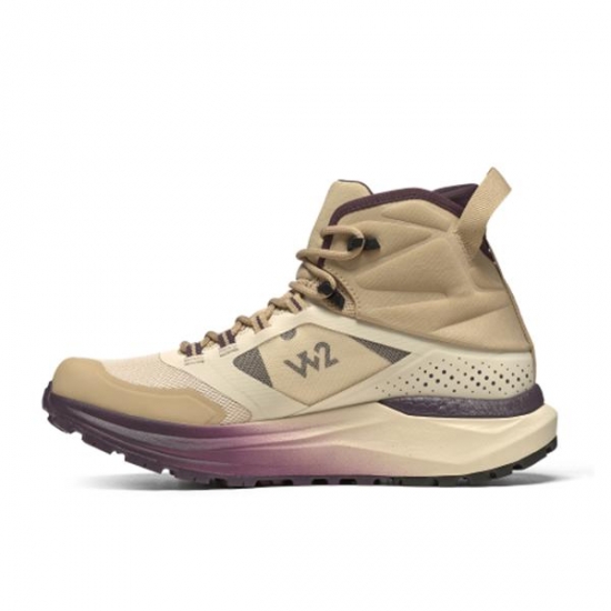 테크니카 AGATE MID GTX 여자 BEIGE-VIOLET 메가그립 고어텍스