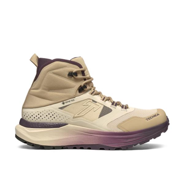 테크니카 AGATE MID GTX 여자 BEIGE-VIOLET 메가그립 고어텍스