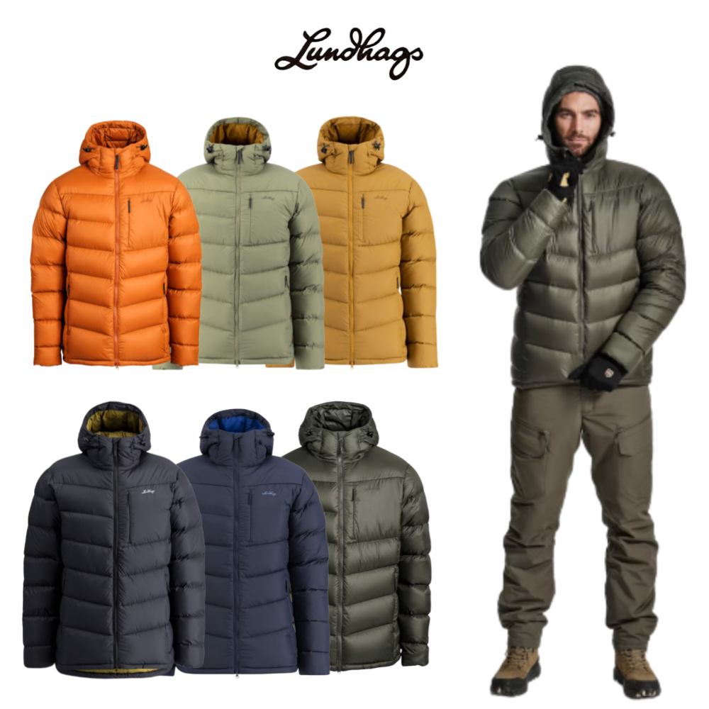 룬닥스 풀루 다운 후디드 자켓 남성용 / 겨울 등산용 보온자켓