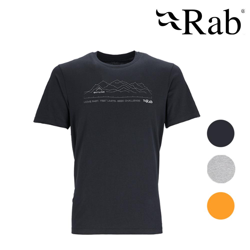 RAB 랩 스탠스 Limits 남성용 반팔 티 QCB-70 / 활동성 티셔츠