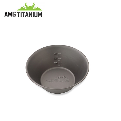 AMG 티타늄 티탄 폴딩 시에라컵 370ML(샌딩) 캠핑용품 백패킹