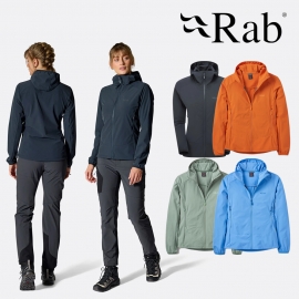 RAB 랩 보리얼리스 후디 여성용 QWS-77 / 정식수입 등산 방풍 바람막이 생활방수