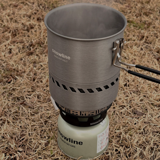 스노우라인 부스트스토브 + 윈드포트솔로 1.5L 세트 / 230 가스 포함 캠핑