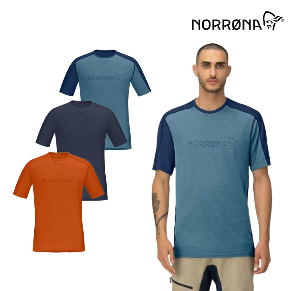 노로나 팔케틴드 이퀄라이저 메리노 반팔 티셔츠 남성용 (1821-22)