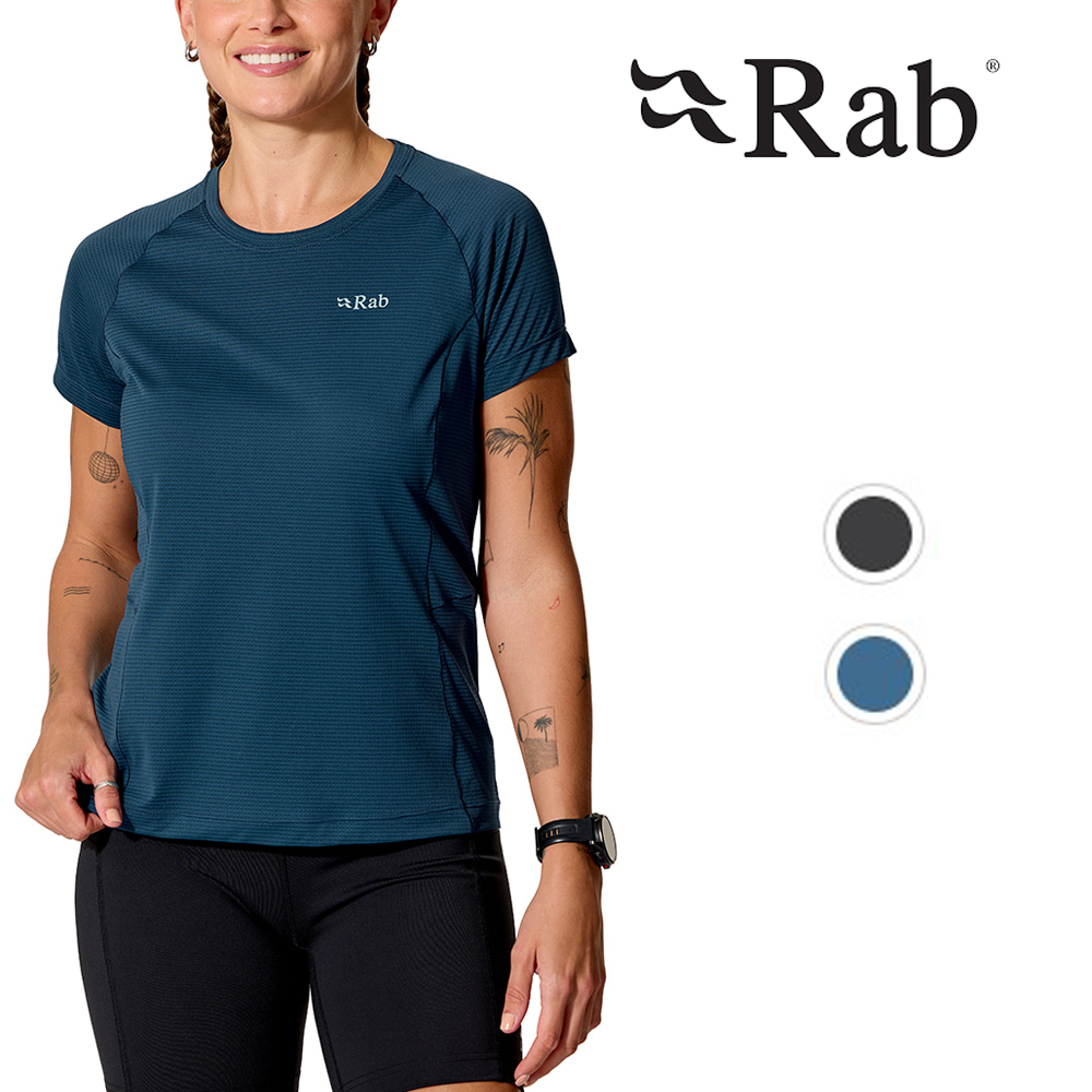 RAB 랩 소닉 여성 반팔 티셔츠 기능성 티셔츠