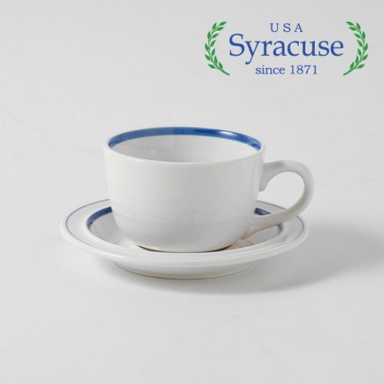 시라쿠스 차이나 커피잔 세트 라인블루 (SYM-L011)