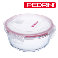 [페드리니] 릴로 프레시 유리밀폐용기 원형 950ml (PDR-04GD243)