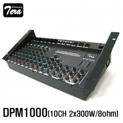 TERAaudio DPM1000 10CH 2x300W 파워드 믹서 /FX