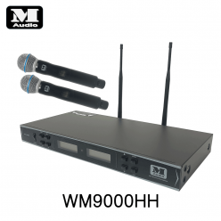 Maudio WM9000HH 핸드 무선마이크 세트 UHF 2CH HAND+HAND