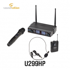 SOUNDSATION U299HP 무선마이크 2CH UHF HAND + BELTPACK