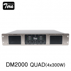 TERAaudio DM2000 QUAD 4CH 파워 엠프 4x300W/4Ω 4x250W/8Ω 2x500W/8Ω