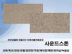 사운드스톤 SOUNDSTONE 12장(300x600mm x12) 천연불연돌흡음재