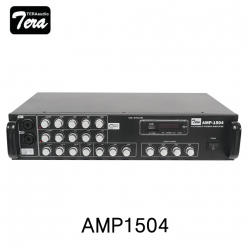 TERAaudio AMP1504 4ch 시스템엠프 2MIC+2Aux 4x150W(RMS) USB/블루투스