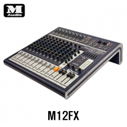 MAUDIO M12FX 오디오믹서 12CH(8MIC/LINE+2STEREO),EQ,FX,USB PLAYER,블루투스