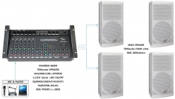 음향SET FX108Wx4+DPM1000