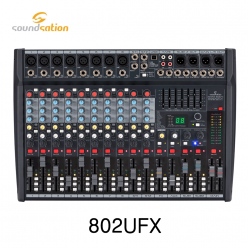 SOUNDSATION 802UFX 12CH 믹서 EQ/FX/오디오인터페이스 내장