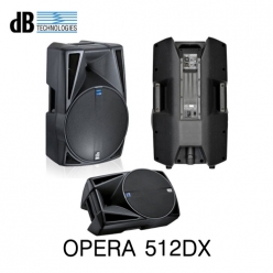 DB OPERA 512DX 파워드 스피커 모니터겸용 15"+1.4" 2WAY POWERED