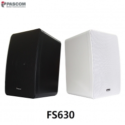 PASCOM FS630 black & white 패션스피커 6.5인치 풀레인지  8Ω/3.3KΩ 겸용  조(2개)가격입니다