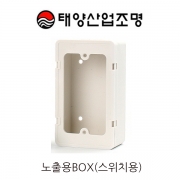 노출용BOX 사각박스 (스위치용)