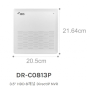 DR-C0813P 3.5’’ HDD 8채널 DirectIP NVR