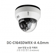 DC-C1645DWRX-A 4.0mm 5MP 반달 IR 돔 카메라 고정 초점 렌즈 (f=4.0mm)