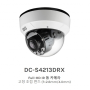 DC-S4213DRX 4.0mm Full-HD IR 돔 카메라 고정 초점 렌즈 (f=2.8mm/4.0mm)