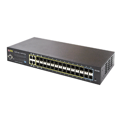 SFC4100A 100/1000Mbps SFP 24슬롯 + 10/100/1000Mbps TP 4포트(Combo) + 10G SFP 4슬롯