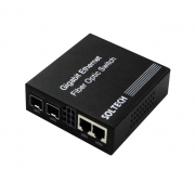 SFC300G 10/100/1000Mbps TP 2포트 to 1000Mbps SFP 2슬롯 Fiber Optic Switch HUB