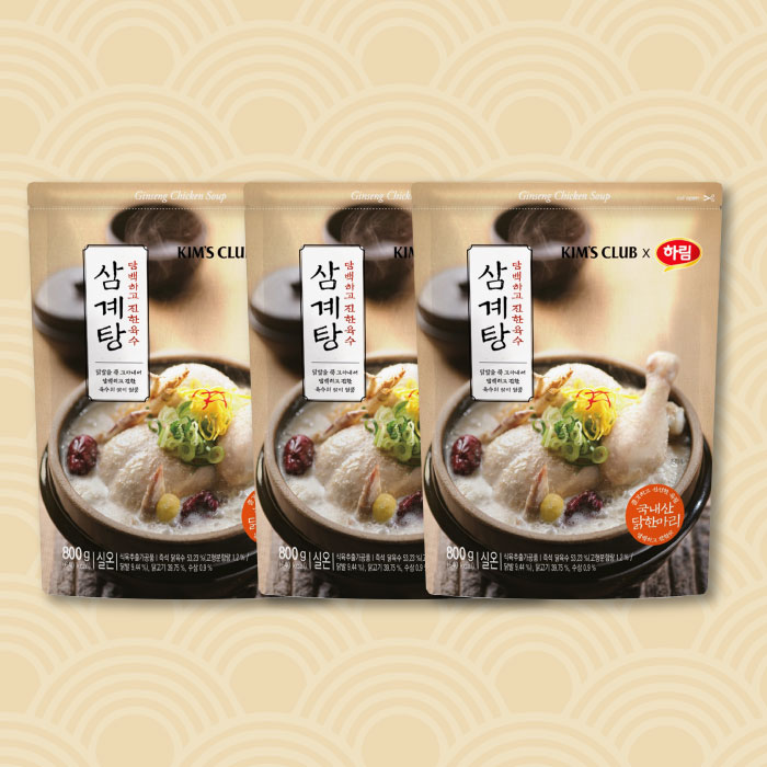 킴스기획 하림 삼계탕 800g*3팩