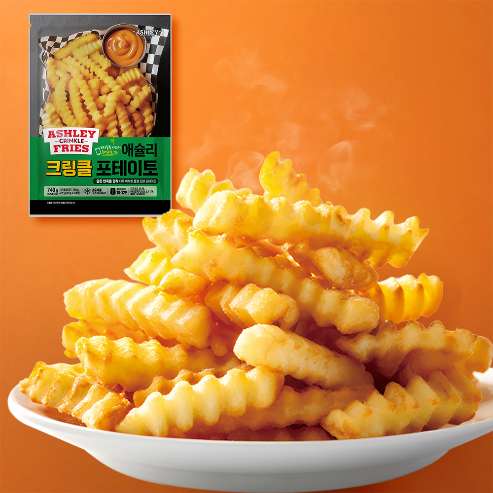 애슐리 크링클 포테이토 740g