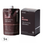 엔씨네이처 서울시즌 하이루틴 프로틴 쉐이크 5개입 1박스 다이어트 단백질 초코맛 쉐이크 아침 식사 대용 한끼 식단