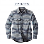 [RK333-15989] 펜들턴 셔츠 자켓 매직 밸리 퀼팅 울 _블루