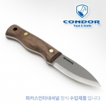 [CTK-60006] 콘도르 부시크래프트용 칼 미니 부시로어 나이프 (월넛)