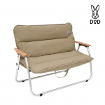 [CS2-500-BK/KH/TN] 디오디(DOD) 굿 랙 소파 블랙 캠핑용 접의식 의자 체어 (2인용)