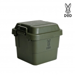 [CX1-775-BG/KH] 디오디(DOD) 파퓰러 가이 S 베이지/카키 캠핑용 접이식 박스 카고 박스 수납함
