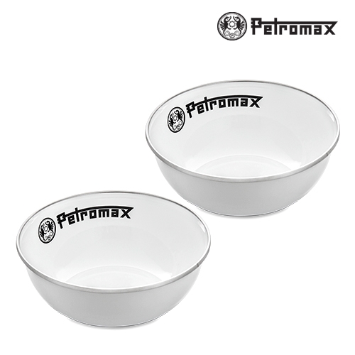 [PM-PX-BOWL-160-W] 페트로막스 에나멜 보울 캠핑용 그릇(2개입), 화이트_160ml