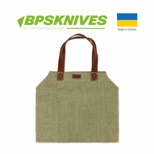 [BPS_CLC] BPS나이프 캔버스 나무 장작 운반용 캐리어 백 가방