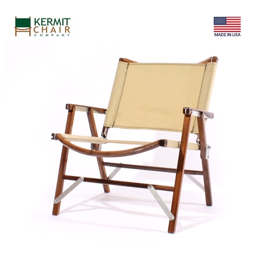 [KCC306] 모터사이클 캠핑용 의자 커밋체어(월넛)_탄(베이지)