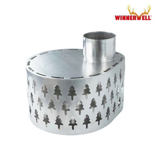 위너웰 76mm 연통 장착 가능한 2차 연소 조리용 버너 M