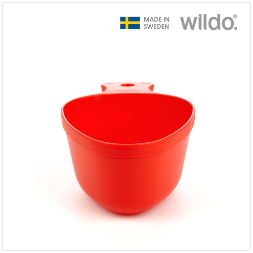 [WD-10078] 윌도 스웨덴 군용 다목적 휴대 캠핑용 컵 [코사 아미] _레드