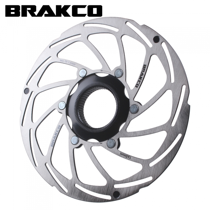 BRAKCO 센터락 자전거 로터 160mm 시마노 스램 호환