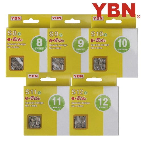 YBN 전기자전거 체인 10단 자전거 체인링크 포함