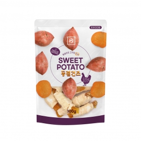브리더랩 동결건조 고구마 치킨말이 100g