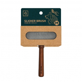 브리더랩 우드 슬리커 브러쉬M