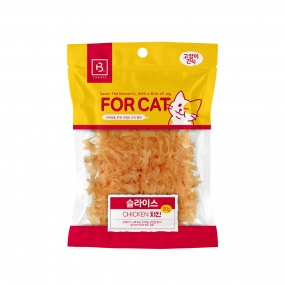 브리더랩 FOR CAT 치킨 슬라이스 80g