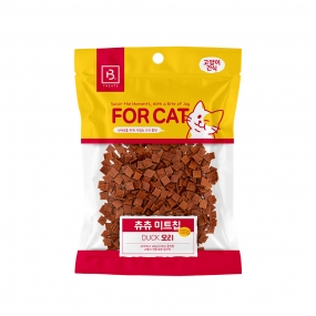 브리더랩 FOR CAT 츄츄 미트칩 오리 100g