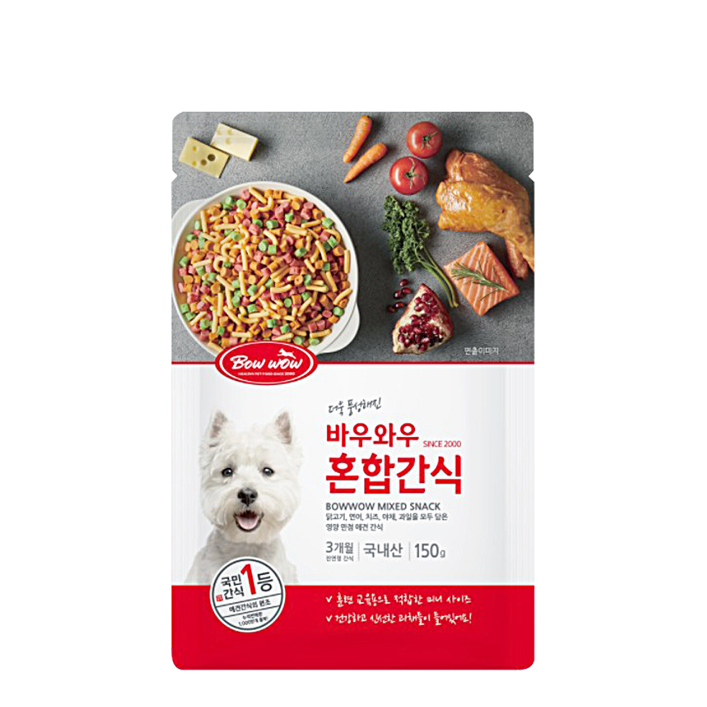 바우와우 혼합간식 150g